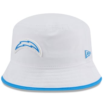 Men's New Era  White Los Angeles Chargers 2025 NFL Training Camp Stretch Bucket Hat