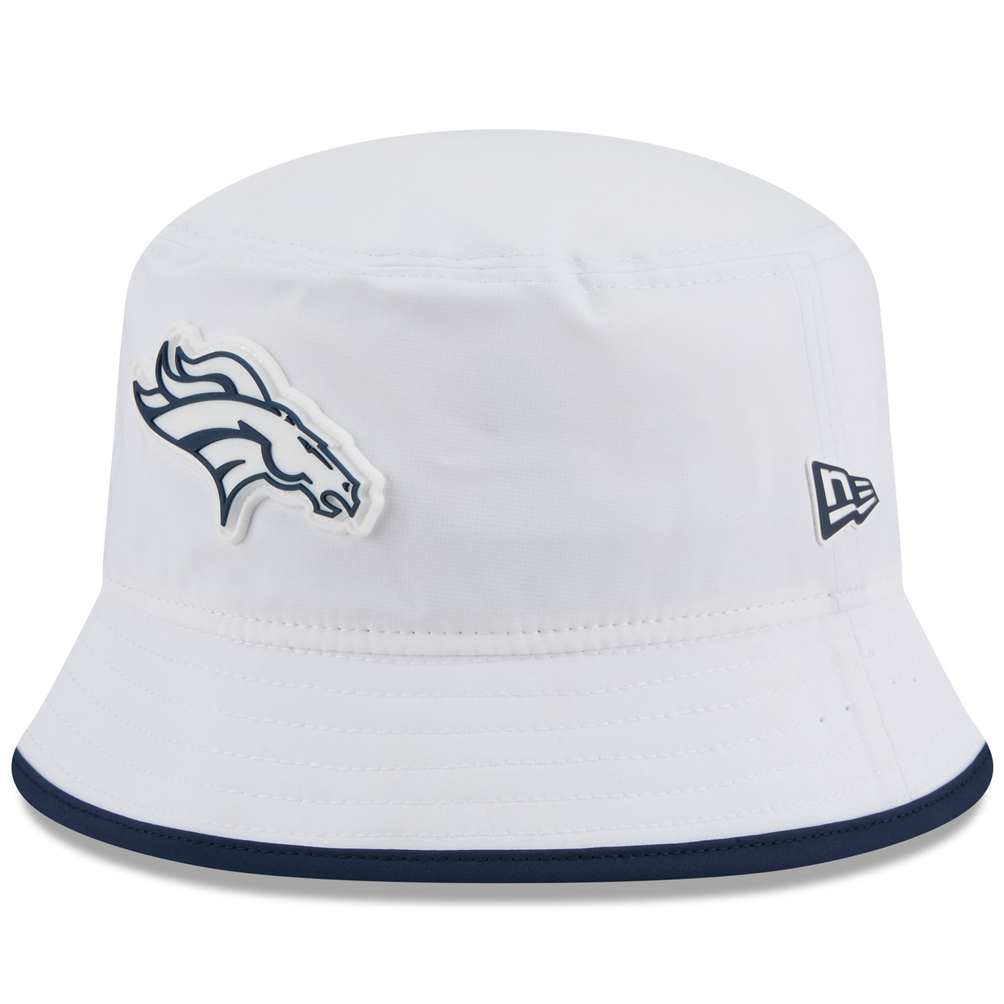 Men’s New Era White Denver Broncos 2025 NFL Training Camp Stretch Bucket Hat Men’s New Era White Denver Broncos 2025 NFL Training Camp Stretch Bucket Hat