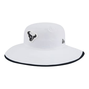 Men's New Era  White Houston Texans 2025 NFL Training Camp Panama Bucket Hat
