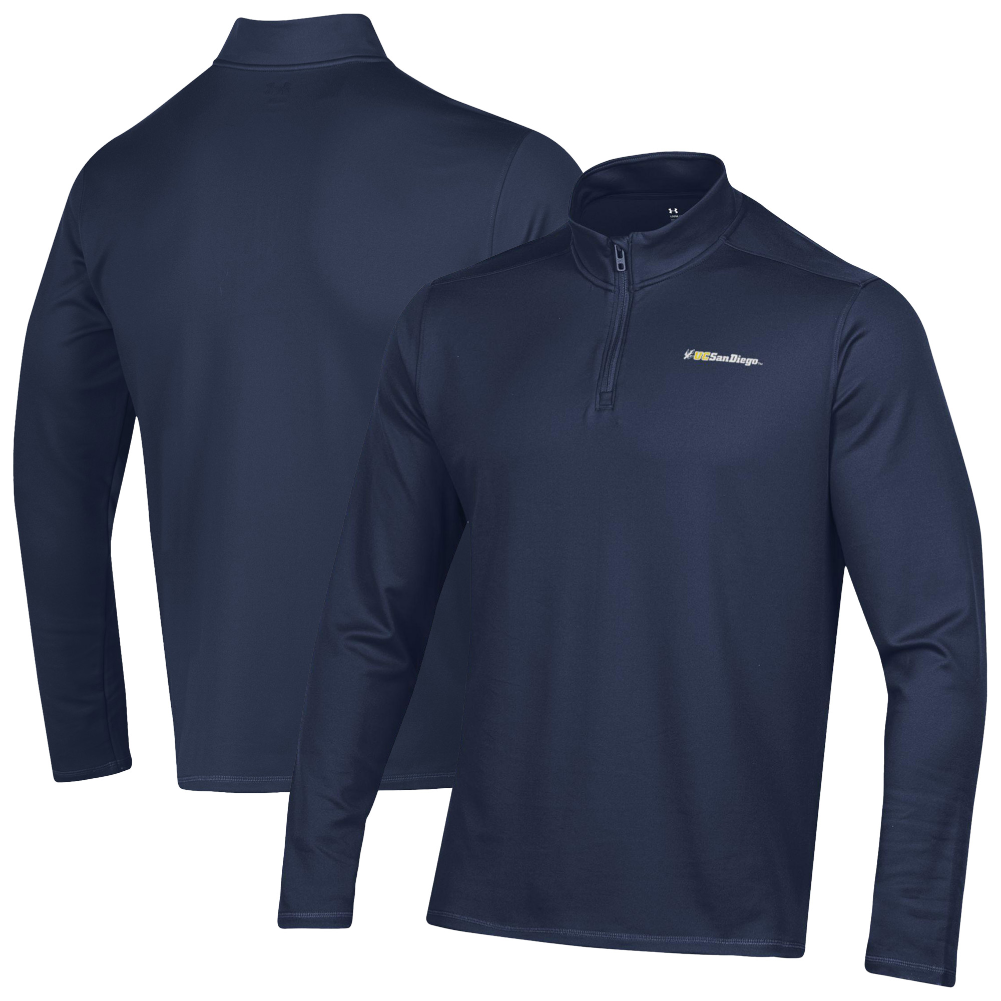 Men's Under Armour  Navy UC San Diego Tritons Motion Quarter-Zip Jacket