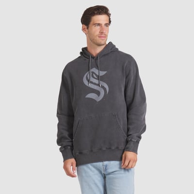 Men's Fanatics Black Seattle Kraken Made In Canada Fleece Pullover Hoodie