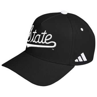 Unisex adidas  Black Mississippi State Bulldogs Blackout A-Frame Adjustable Hat