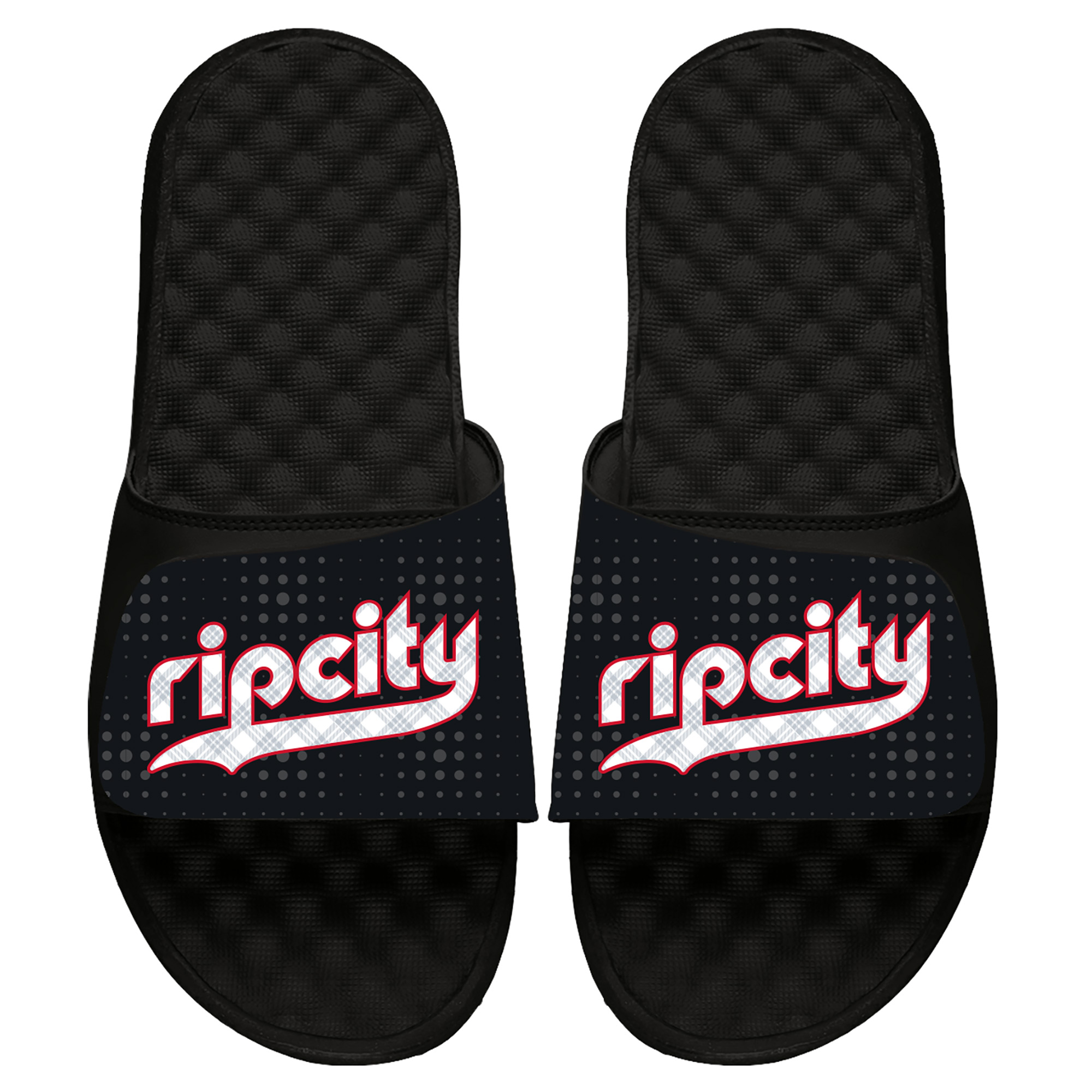 Unisex ISlide Black Portland Trail Blazers 2024/25 City Edition Slide Sandals