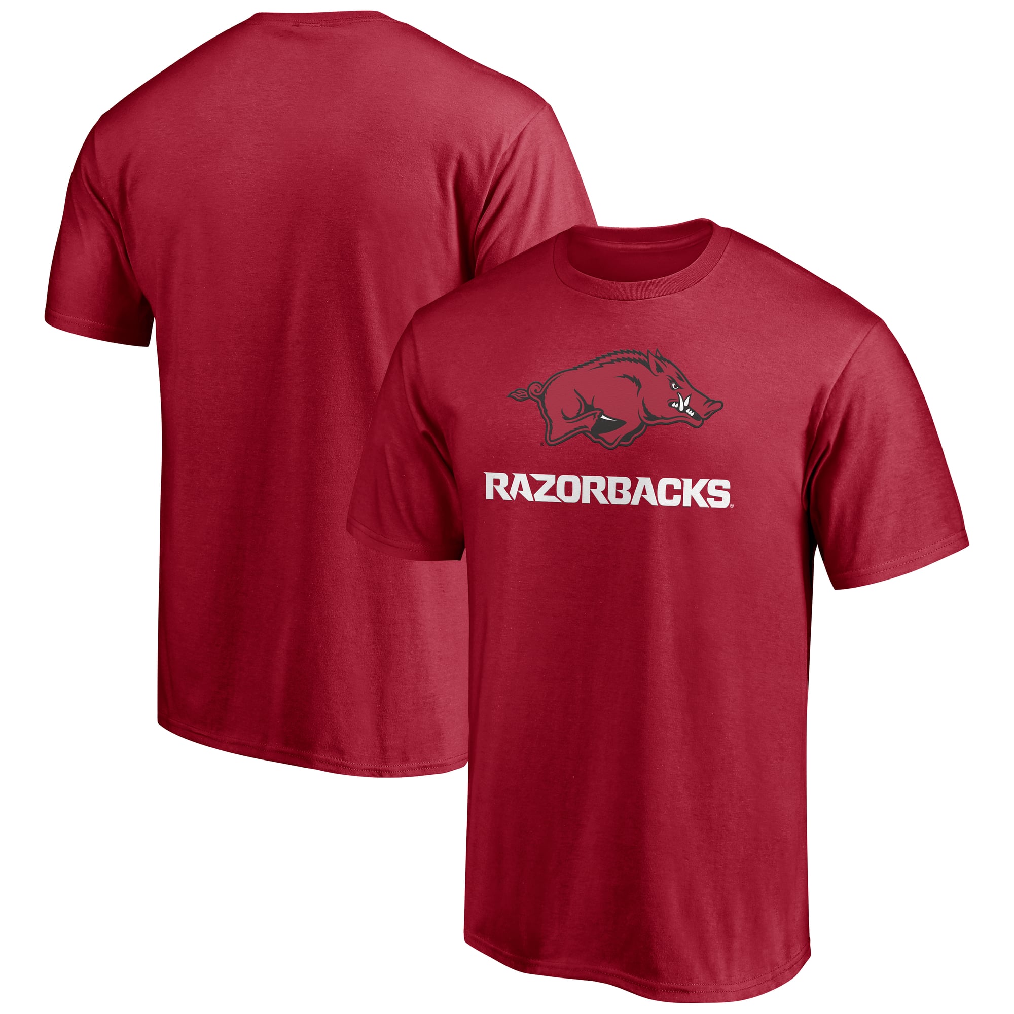 Men's Cardinal Arkansas Razorbacks Team Lockup T-Shirt