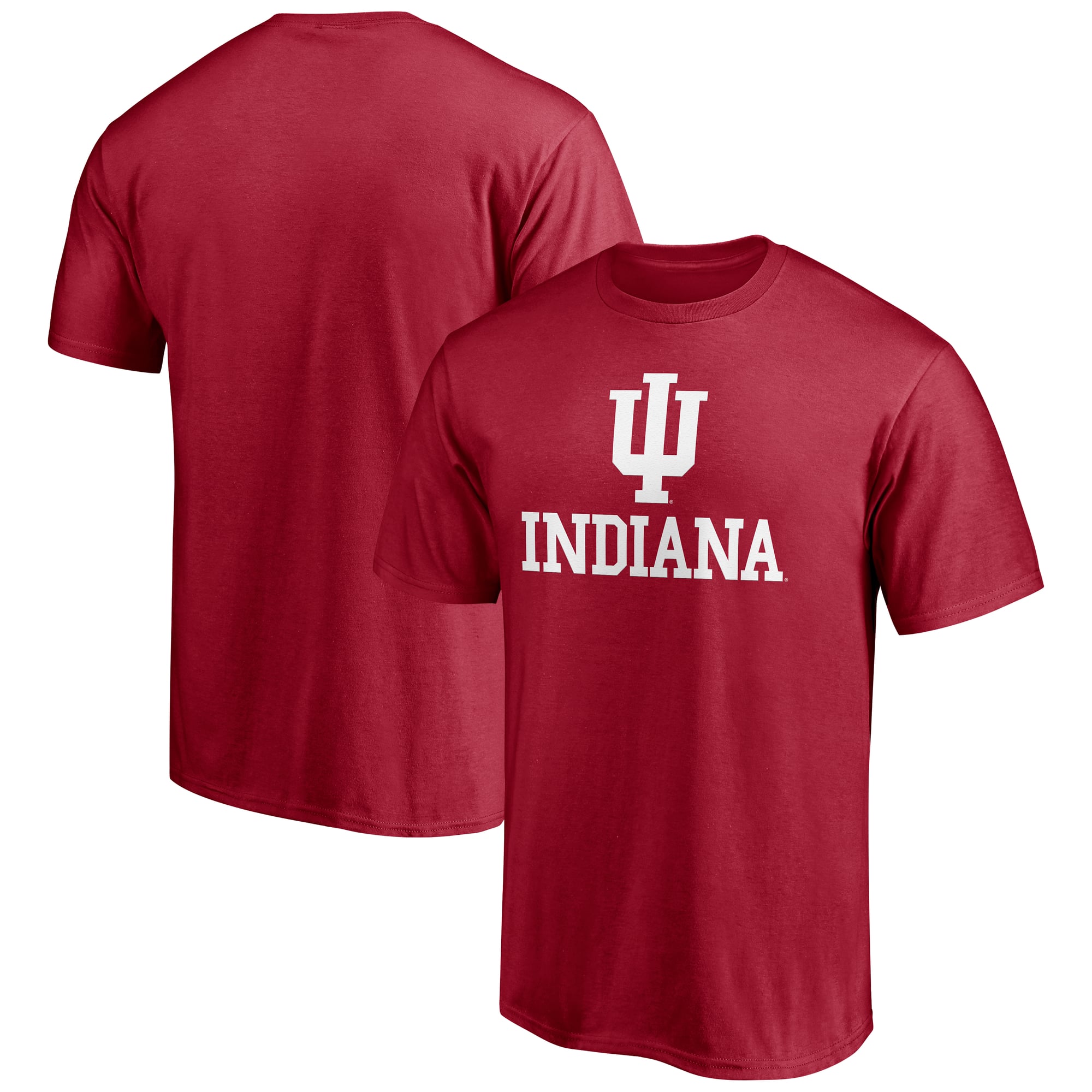 Men's Cardinal Indiana Hoosiers Team Lockup T-Shirt