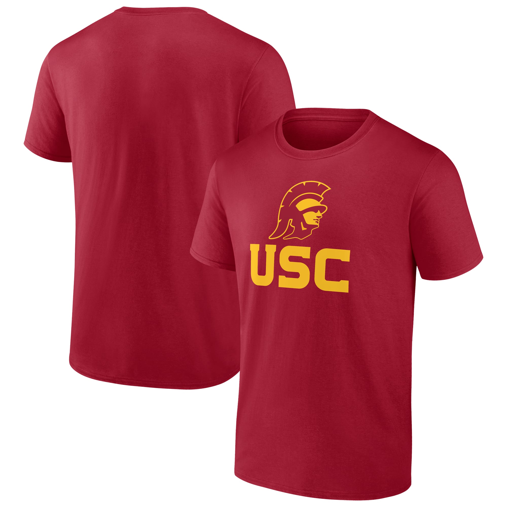 Men's Cardinal USC Trojans Team Lockup T-Shirt