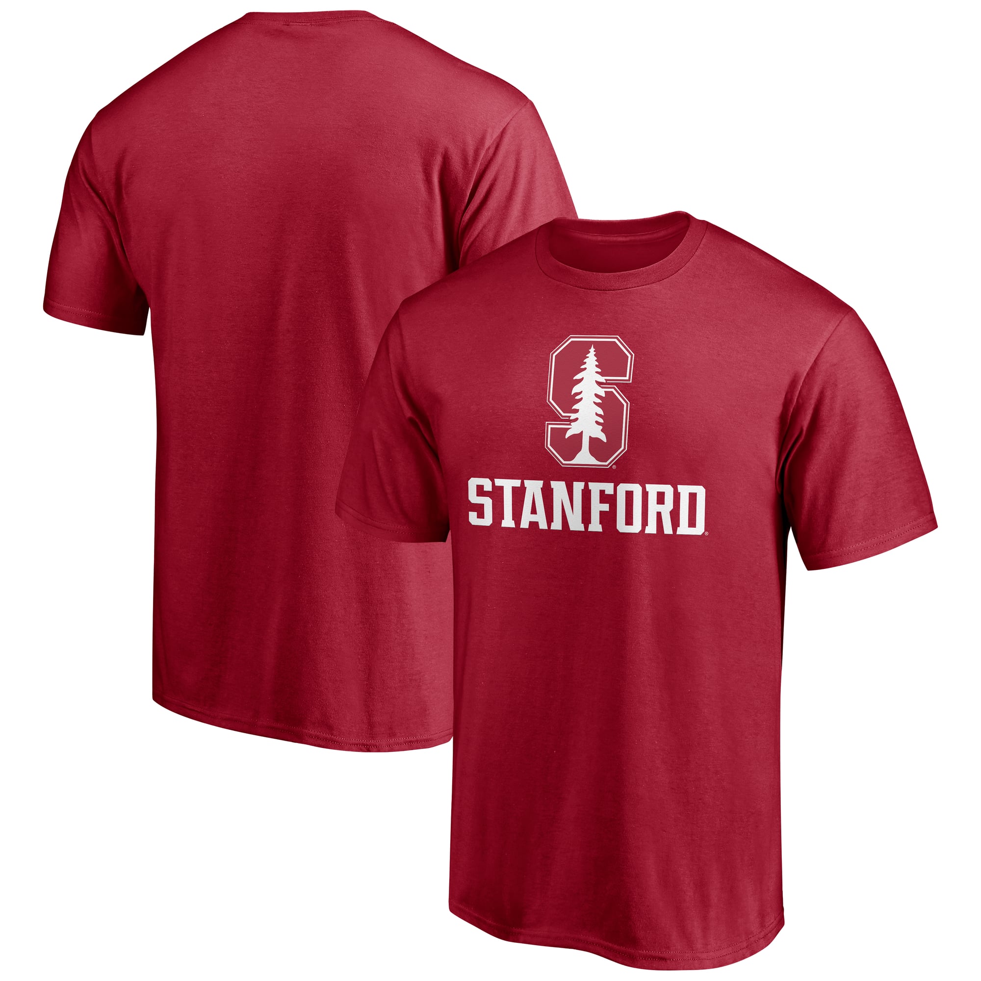 Men's Cardinal Stanford Cardinal Team Lockup T-Shirt