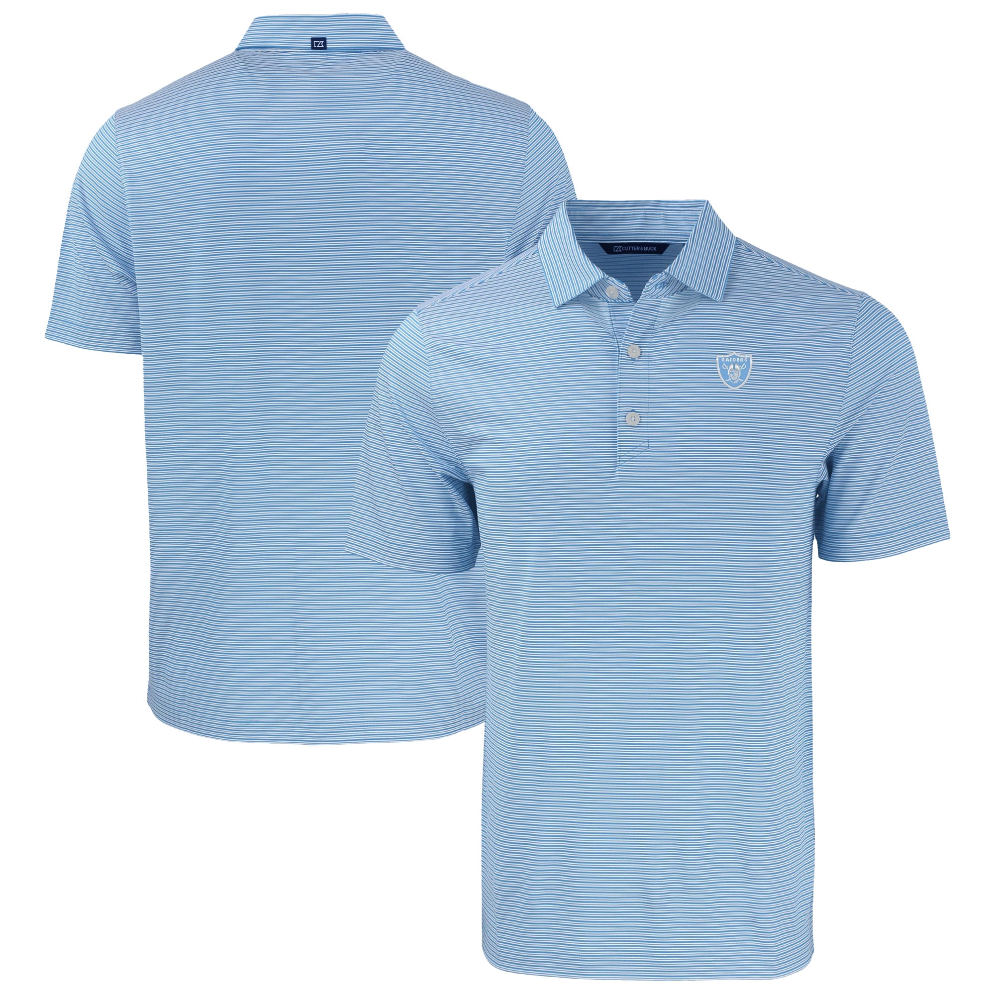 Men’s Cutter & Buck Powder Blue Las Vegas Raiders Forge Eco Double Stripe Stretch Recycled Big & Tall Polo Men’s Cutter & Buck Powder Blue Las Vegas Raiders Forge Eco Double Stripe Stretch Recycled Big & Tall Polo