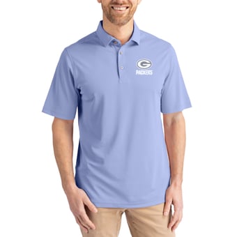 Men's Cutter & Buck  Purple Green Bay Packers Virtue Eco Pique Recycled Polo