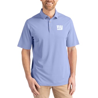 Men's Cutter & Buck  Purple New York Giants Virtue Eco Pique Recycled Polo