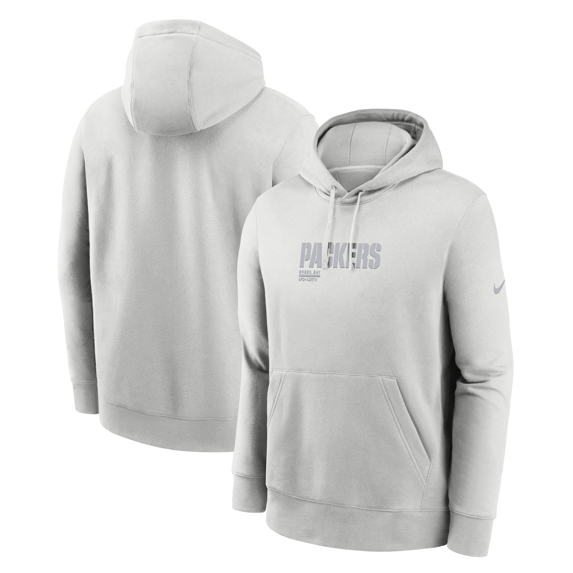 Green Bay Packers Nike Edge French Terry Club Hoodie - Mens