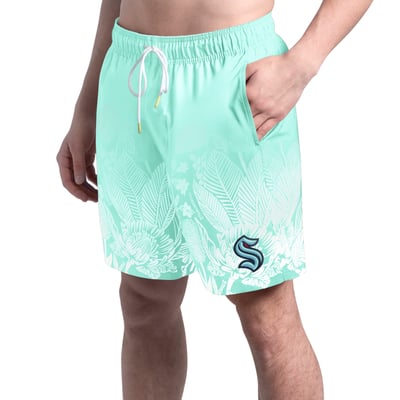 Men's Margaritaville  Mint Seattle Kraken Lagoon Fiesta Swim Short