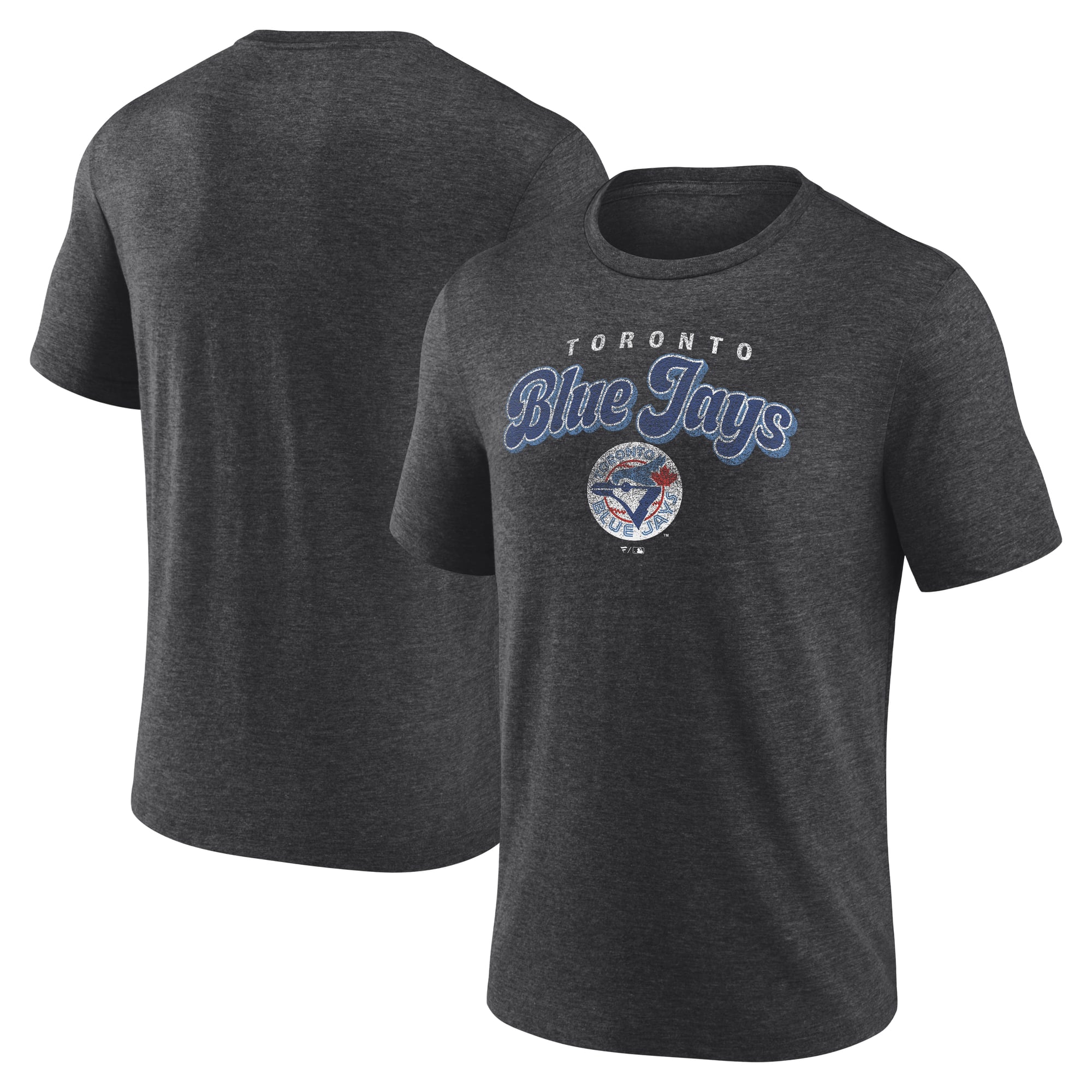 Men's Charcoal Toronto Blue Jays Wonderment Tri-Blend T-Shirt