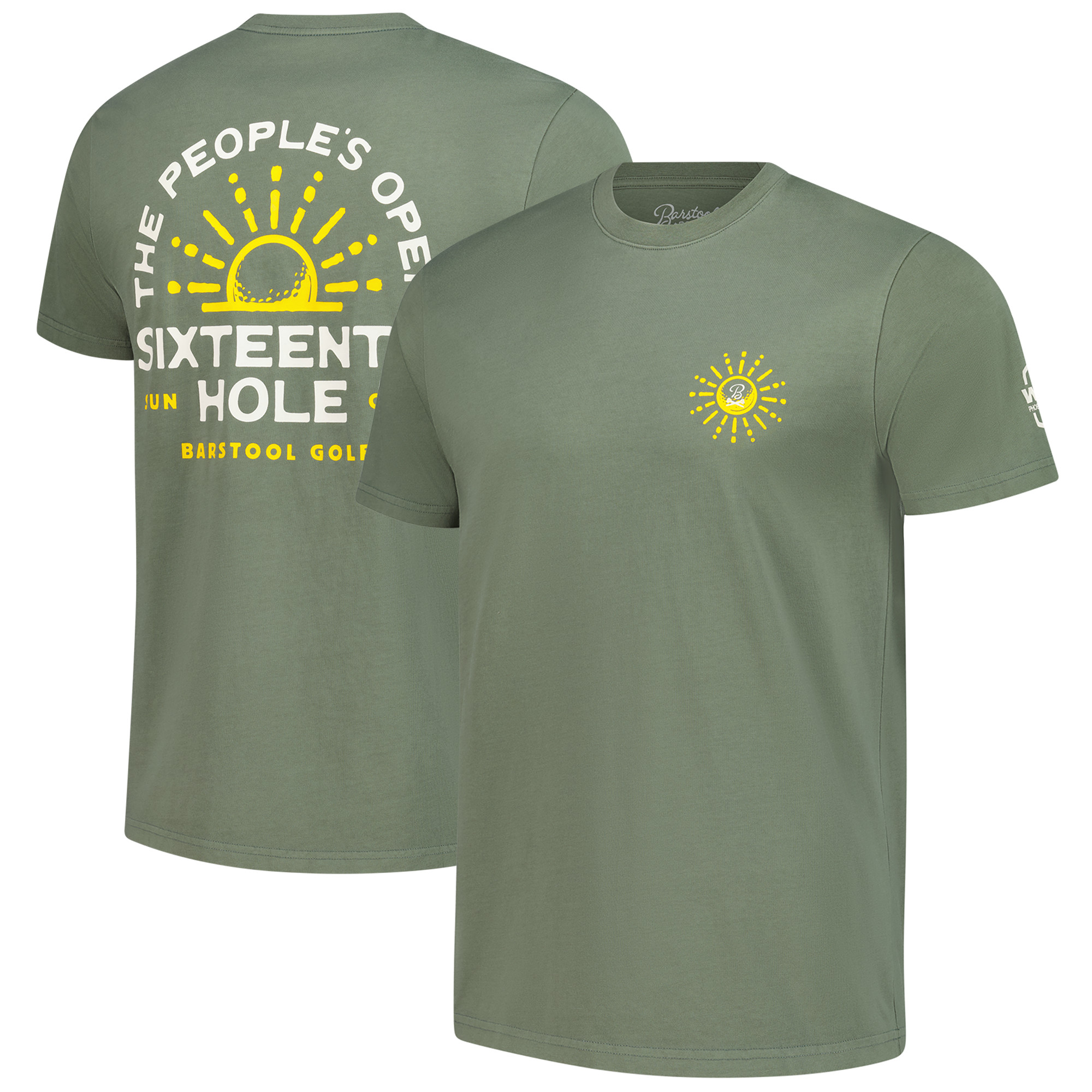 Men’s Barstool Golf Green WM Phoenix Open Sixteenth Hole T-Shirt Men’s Barstool Golf Green WM Phoenix Open Sixteenth Hole T-Shirt
