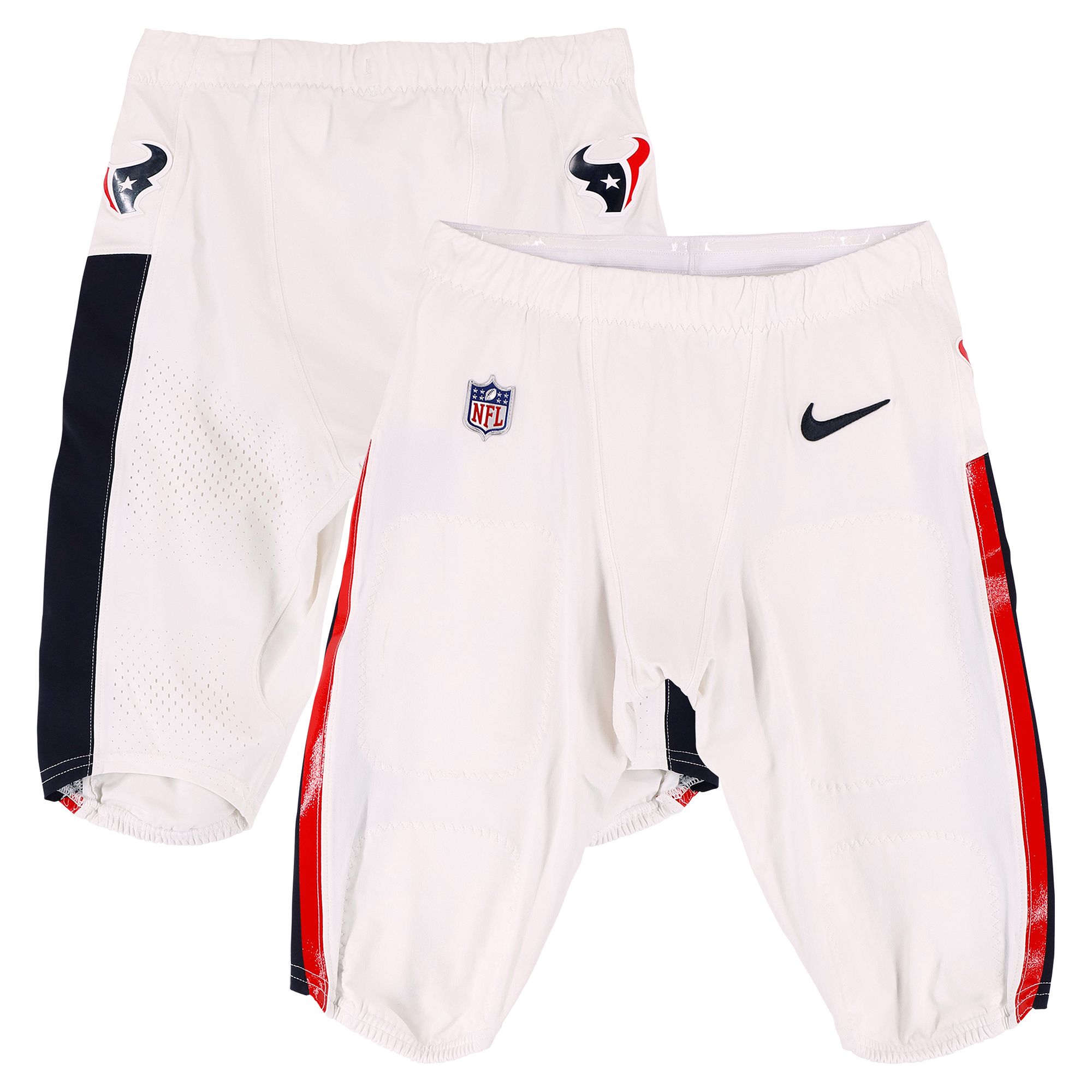 C.J. Stroud Houston Texans Game-Used White Pants vs. New England Patriots on October 13, 2024