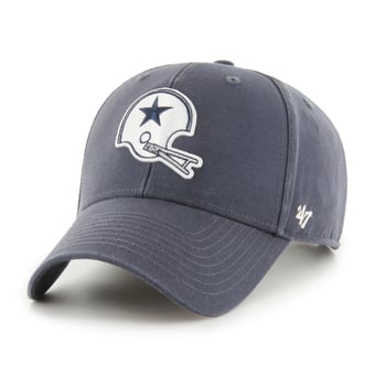 Men's '47  Gray Dallas Cowboys Legend Vintage Helmet MVP Adjustable Hat