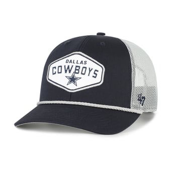 Youth '47  Navy Dallas Cowboys Ace Out Rope Trucker Adjustable Hat