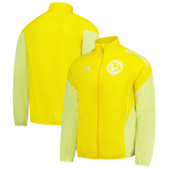 Men's adidas Yellow Club America 2025/26 Anthem Full-Zip Jacket