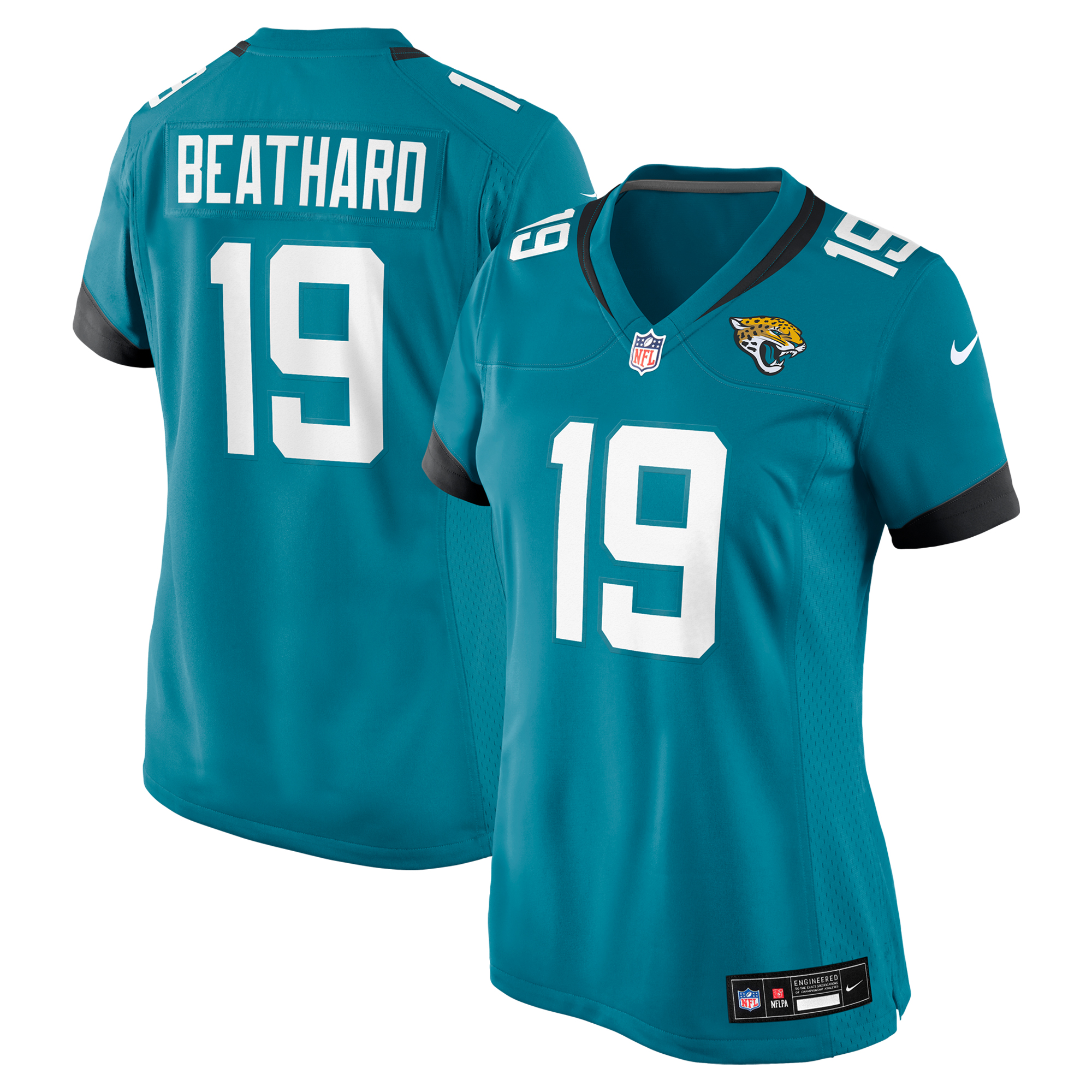 Women's Nike C.J. Beathard Teal Jacksonville Jaguars Team Game Jersey