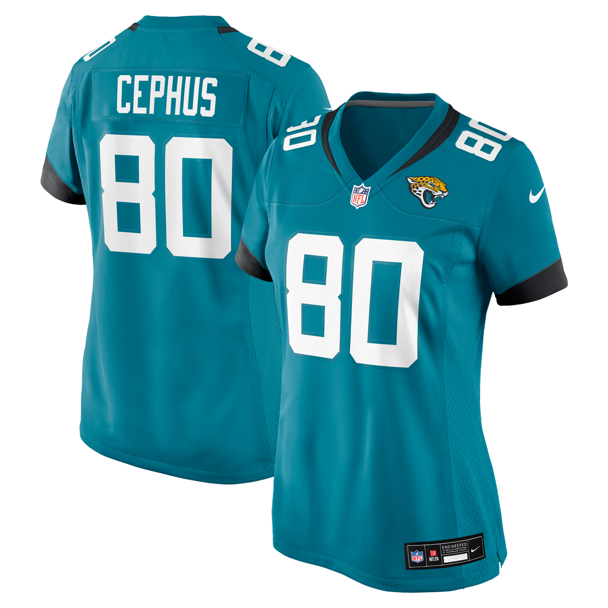 Women's Nike Joshua Cephus Teal Jacksonville Jaguars Team Game Jersey