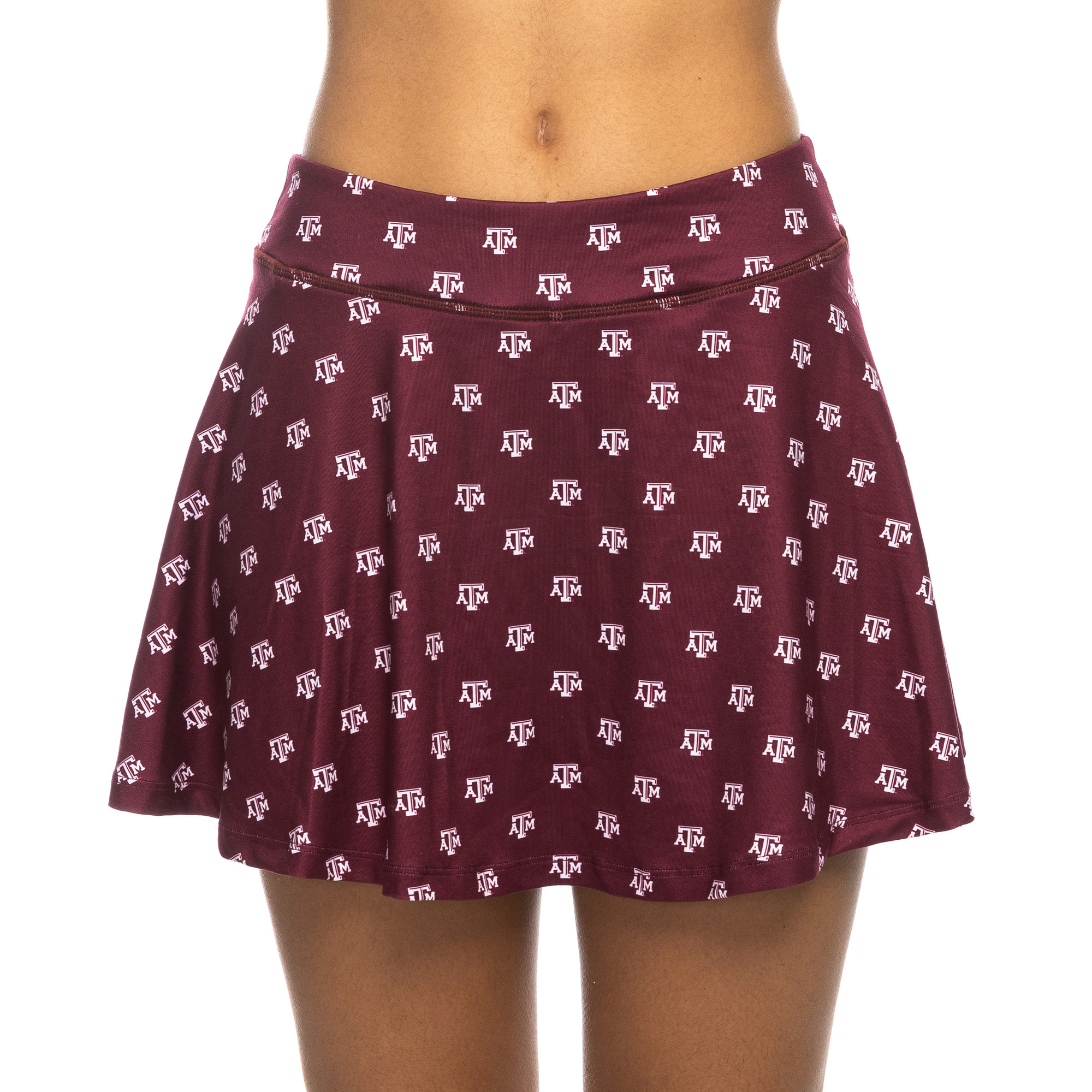 Women's ZooZatz Maroon Texas A&M Aggies Allover Print Flowy Skort