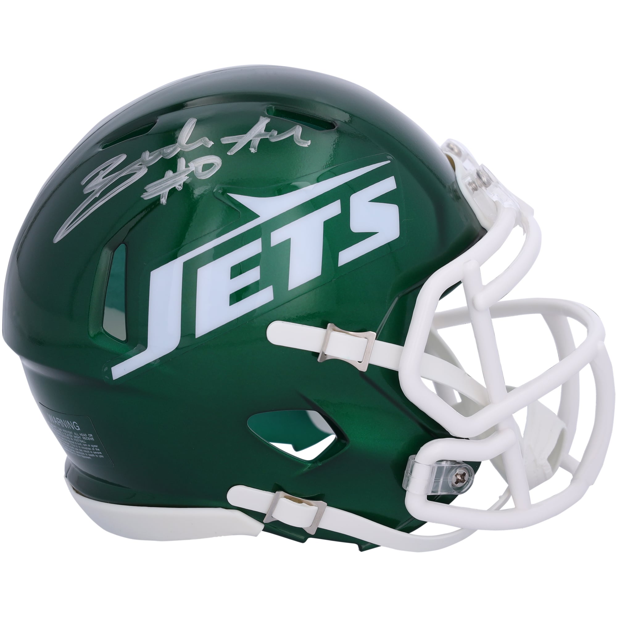 Braelon Allen New York Jets Autographed Riddell 2024 Speed Mini Helmet