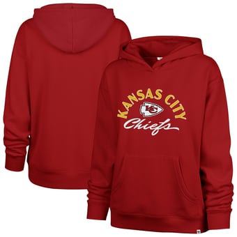 Women's '47 Red Kansas City Chiefs Whirlwind Naomi Pullover Hoodie