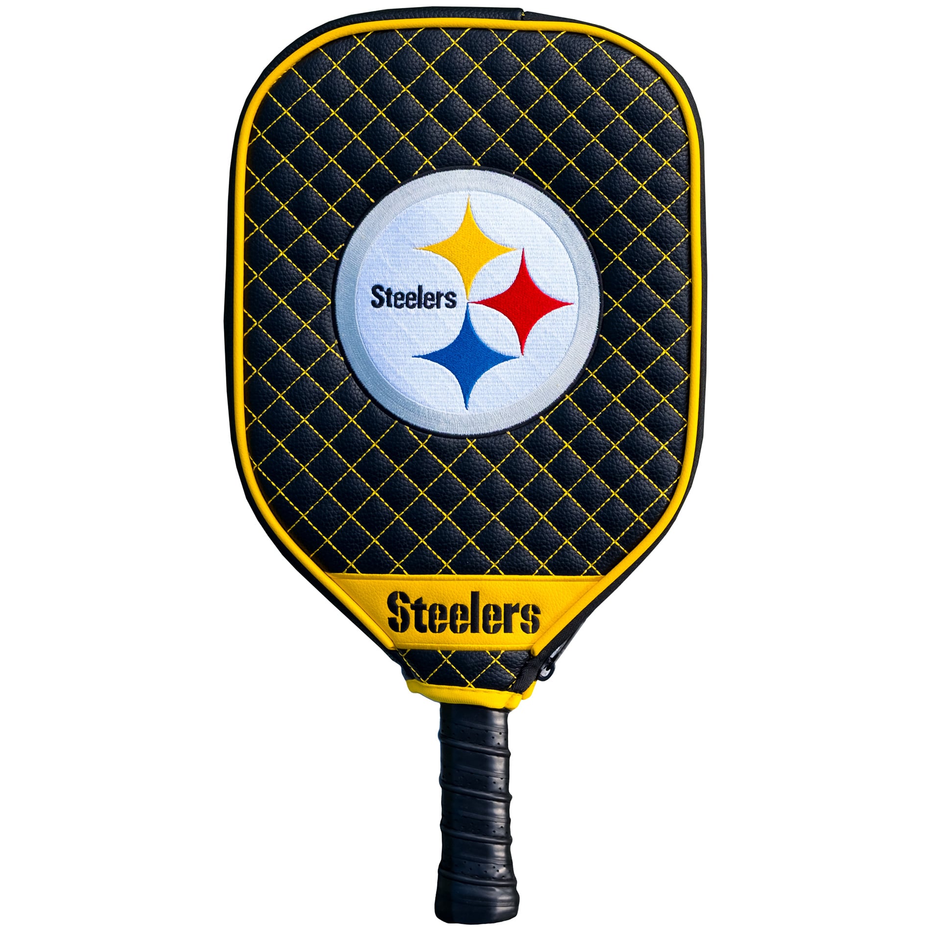 Pittsburgh Steelers Quilted Pickleball Paddle Cover