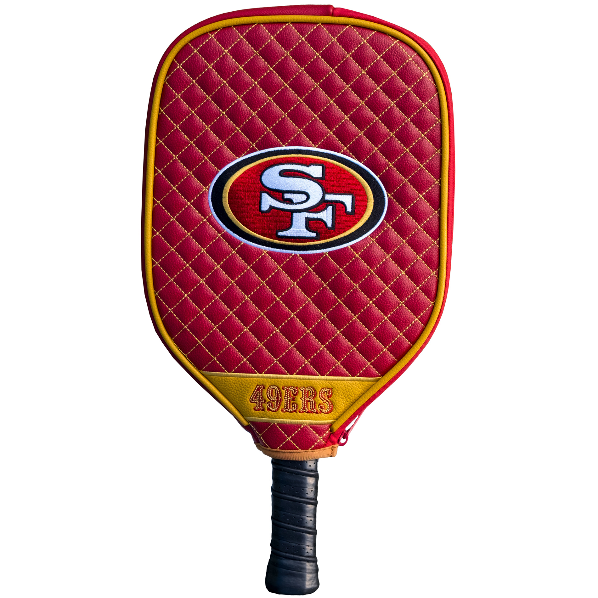 San Francisco 49ers Quilted Pickleball Paddle Cover