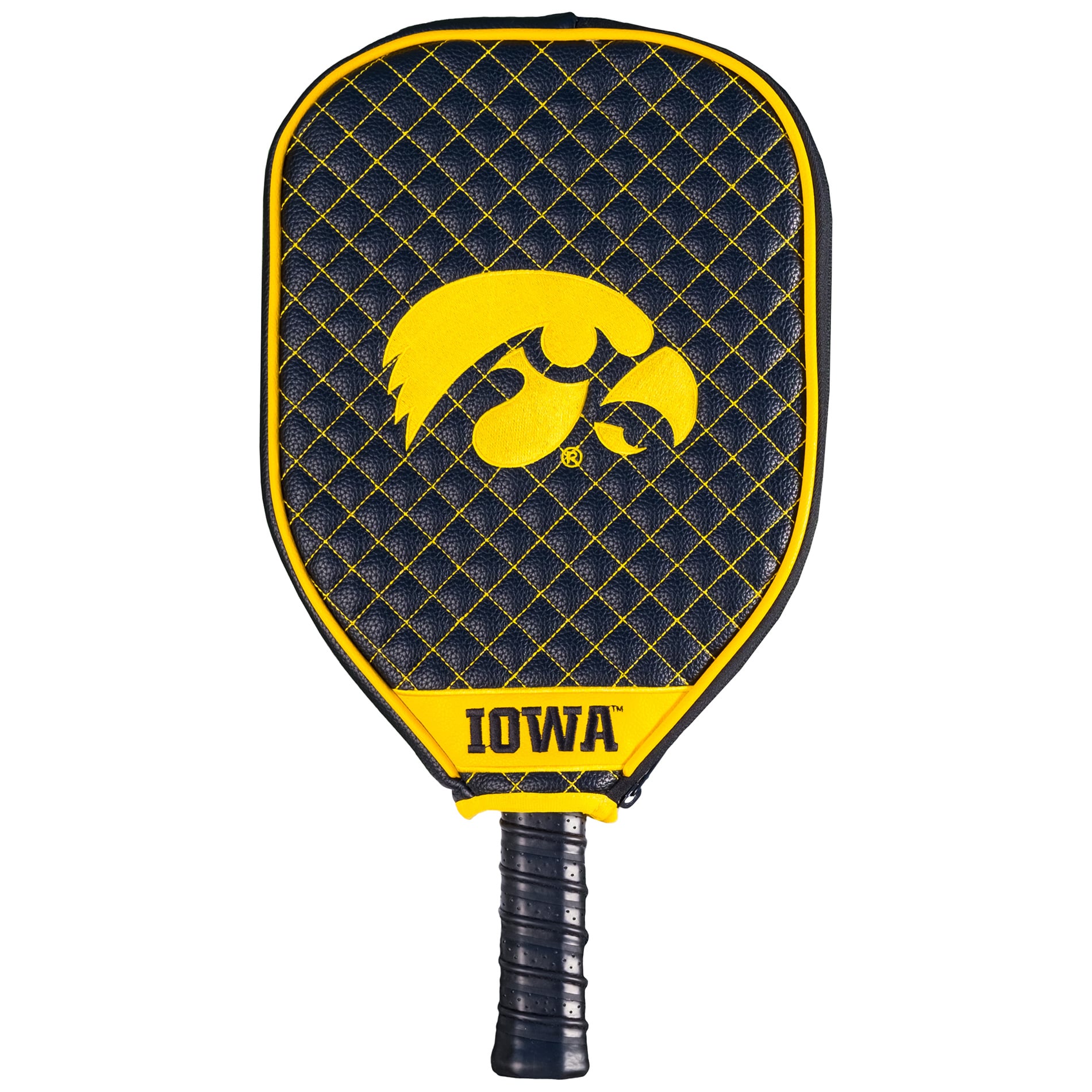 Iowa Hawkeyes Quilted Pickleball Paddle Cover