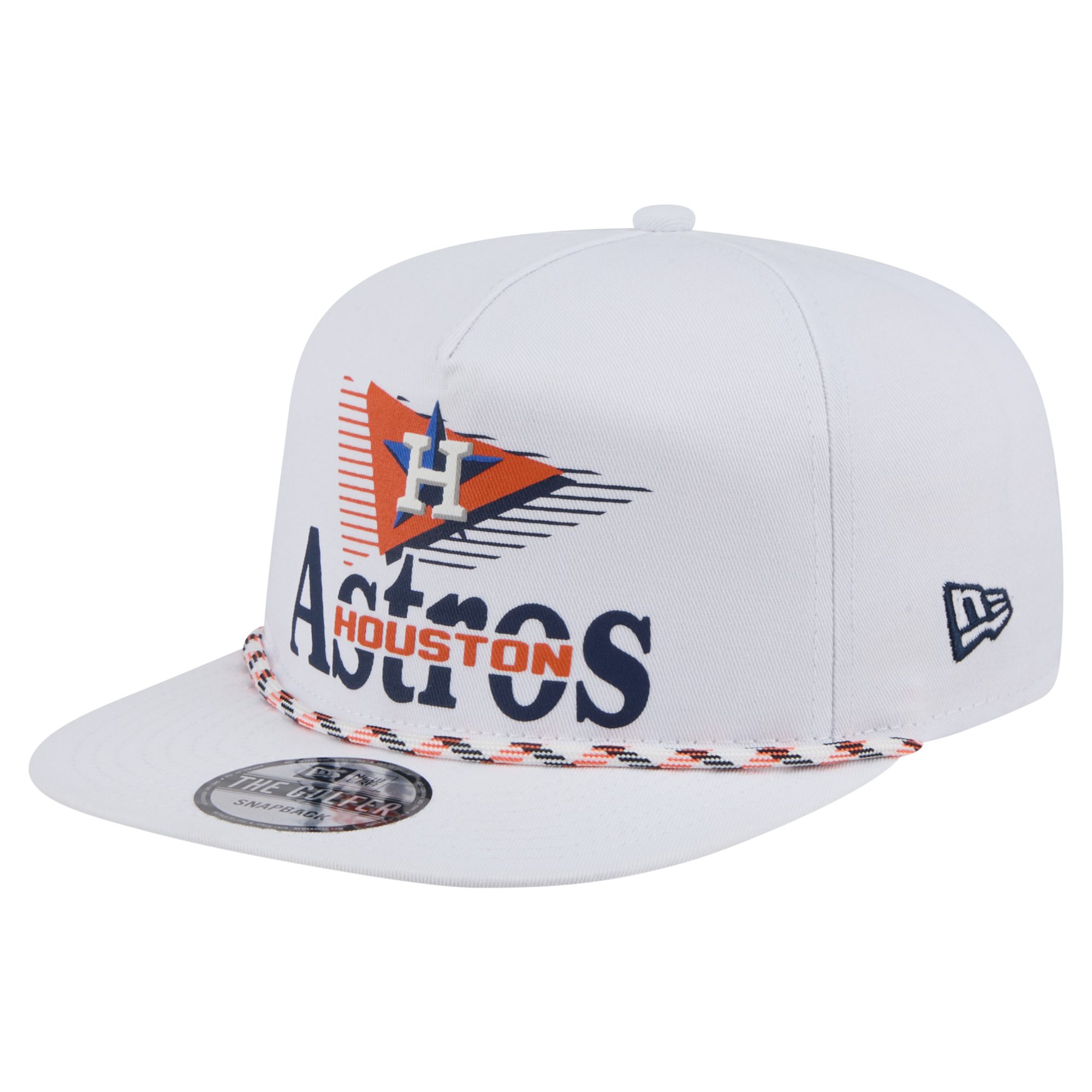 Men’s New Era White Houston Astros Collide Golfer Snapback Hat Men’s New Era White Houston Astros Collide Golfer Snapback Hat