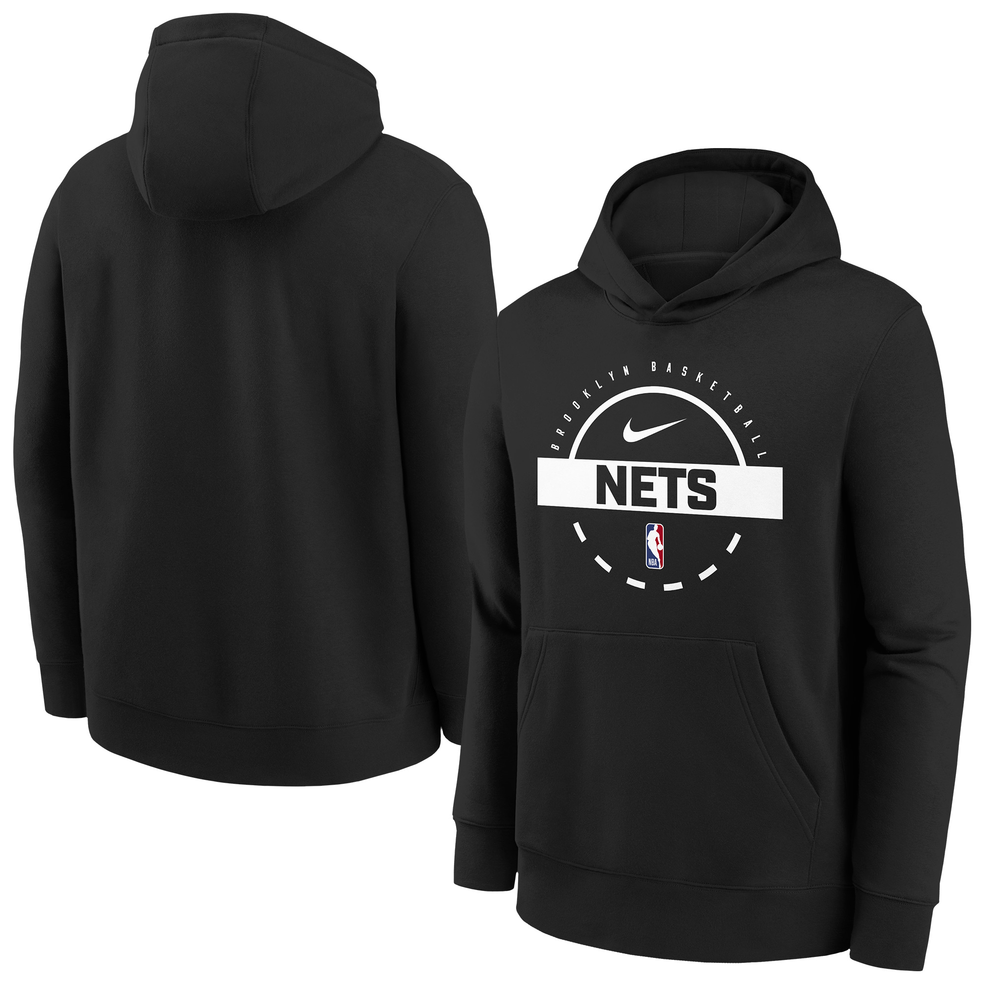Youth Nike Black Brooklyn Nets 2025/26 Club Fleece Practice Hoodie Youth Nike Black Brooklyn Nets 2025/26 Club Fleece Practice Hoodie