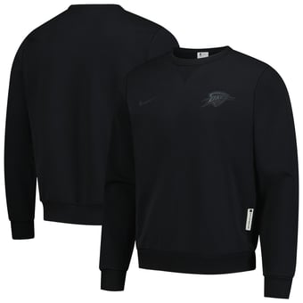 Men's Nike  Black Oklahoma City Thunder Authentic Standard Issue Travel Dri-FIT Sweatshirt