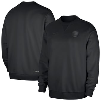 Men's Nike  Black Golden State Warriors Authentic Standard Issue Travel Dri-FIT Sweatshirt