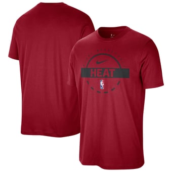Men's Nike  Red Miami Heat Authentic Practice T-Shirt