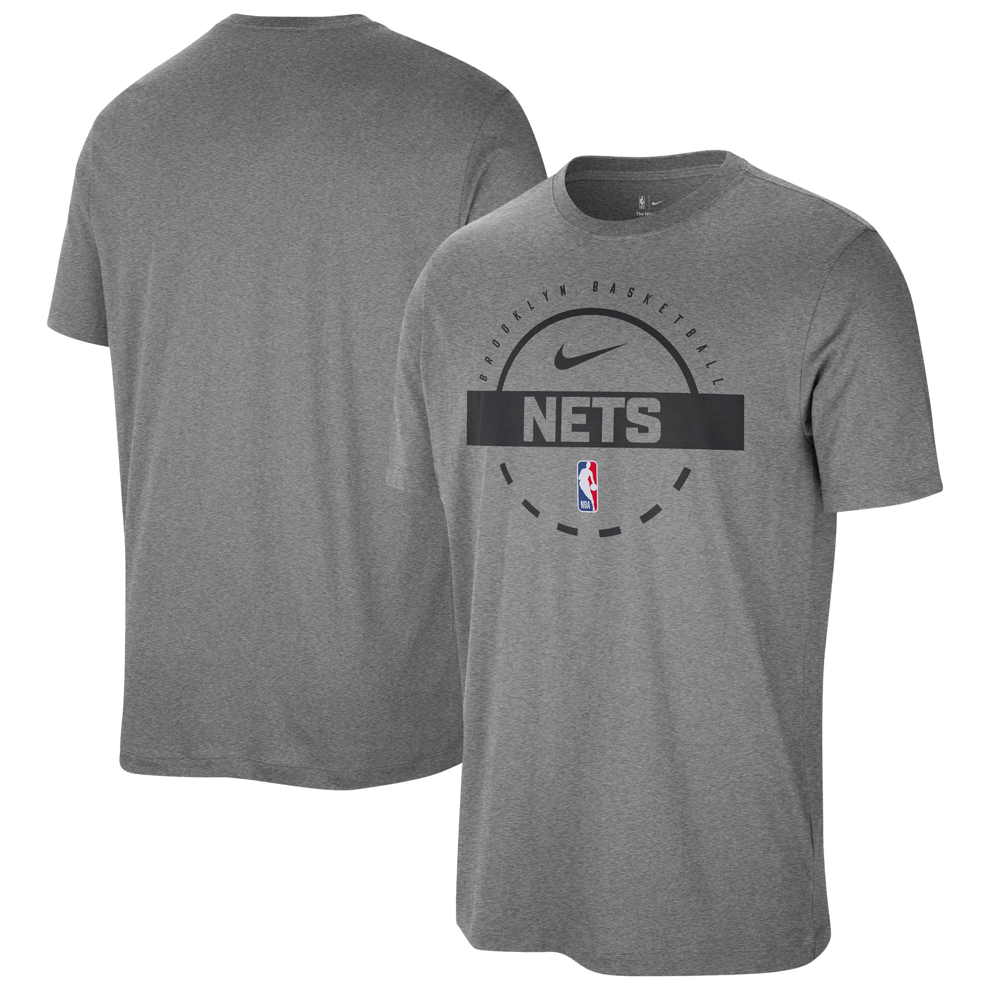 Men’s Nike Charcoal Brooklyn Nets Authentic Practice T-Shirt Men’s Nike Charcoal Brooklyn Nets Authentic Practice T-Shirt