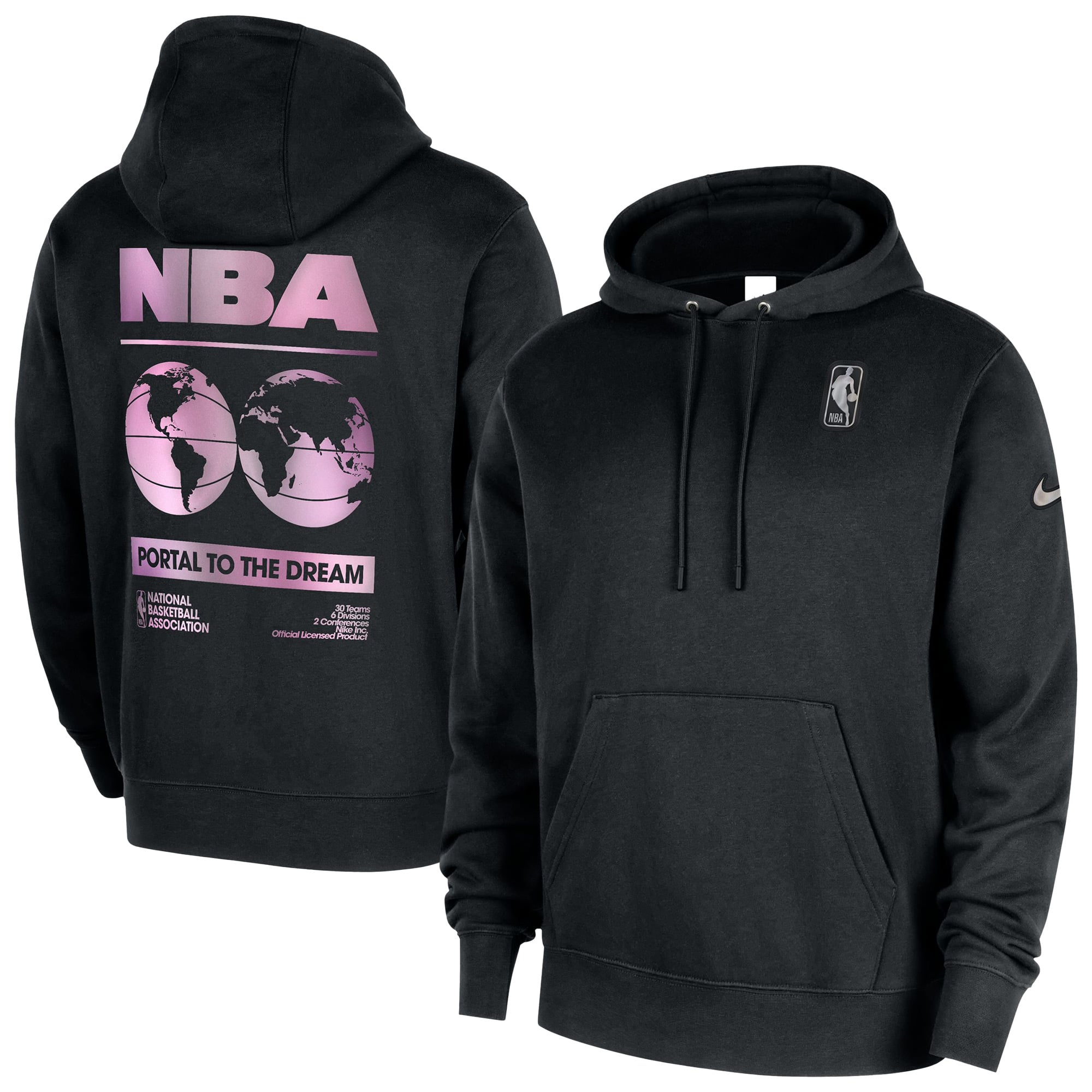 Men's Nike Black NBA Team 31 Club Hoodie