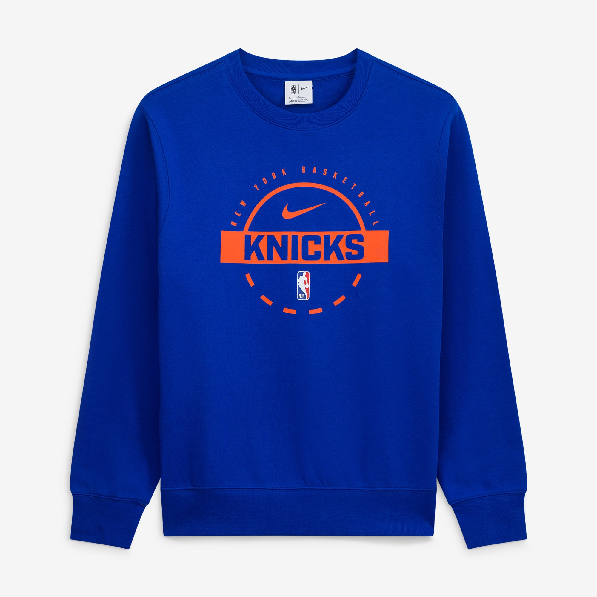 Men's Nike  Blue New York Knicks 2025/26 Authentic Practice Club Sweatshirt