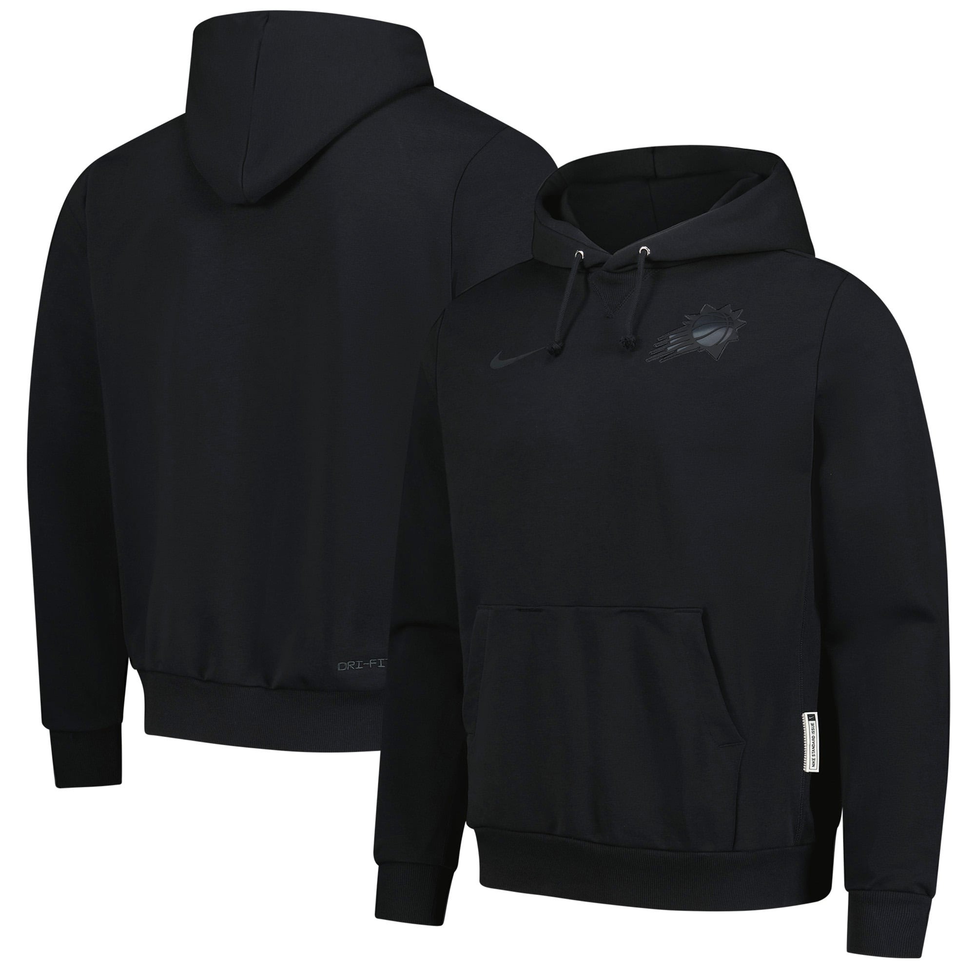Men's Nike  Black Phoenix Suns Authentic Travel Standard Issue Dri-Fit Hoodie