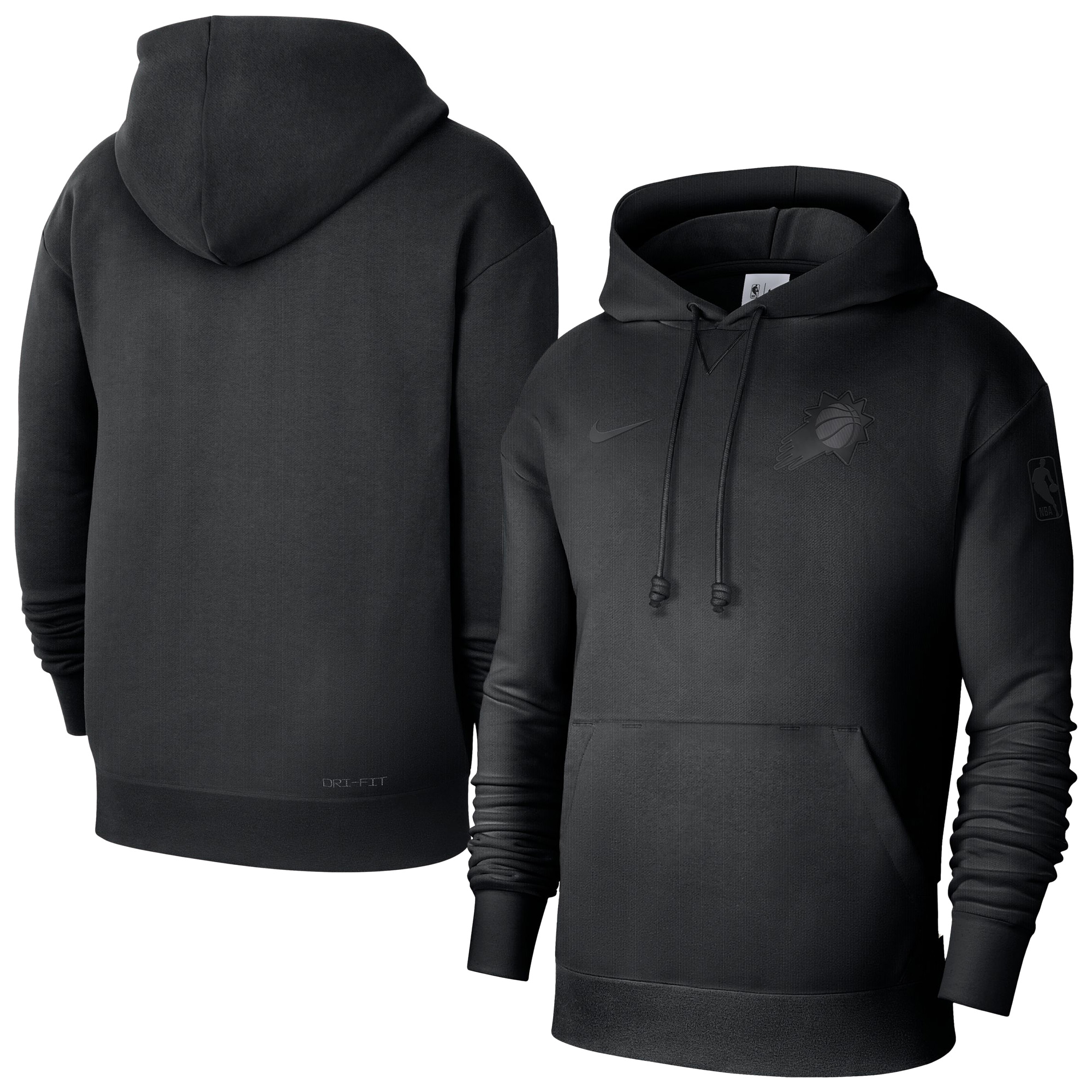 Men's Nike Black Phoenix Suns Authentic Travel Standard Issue Dri-Fit Hoodie