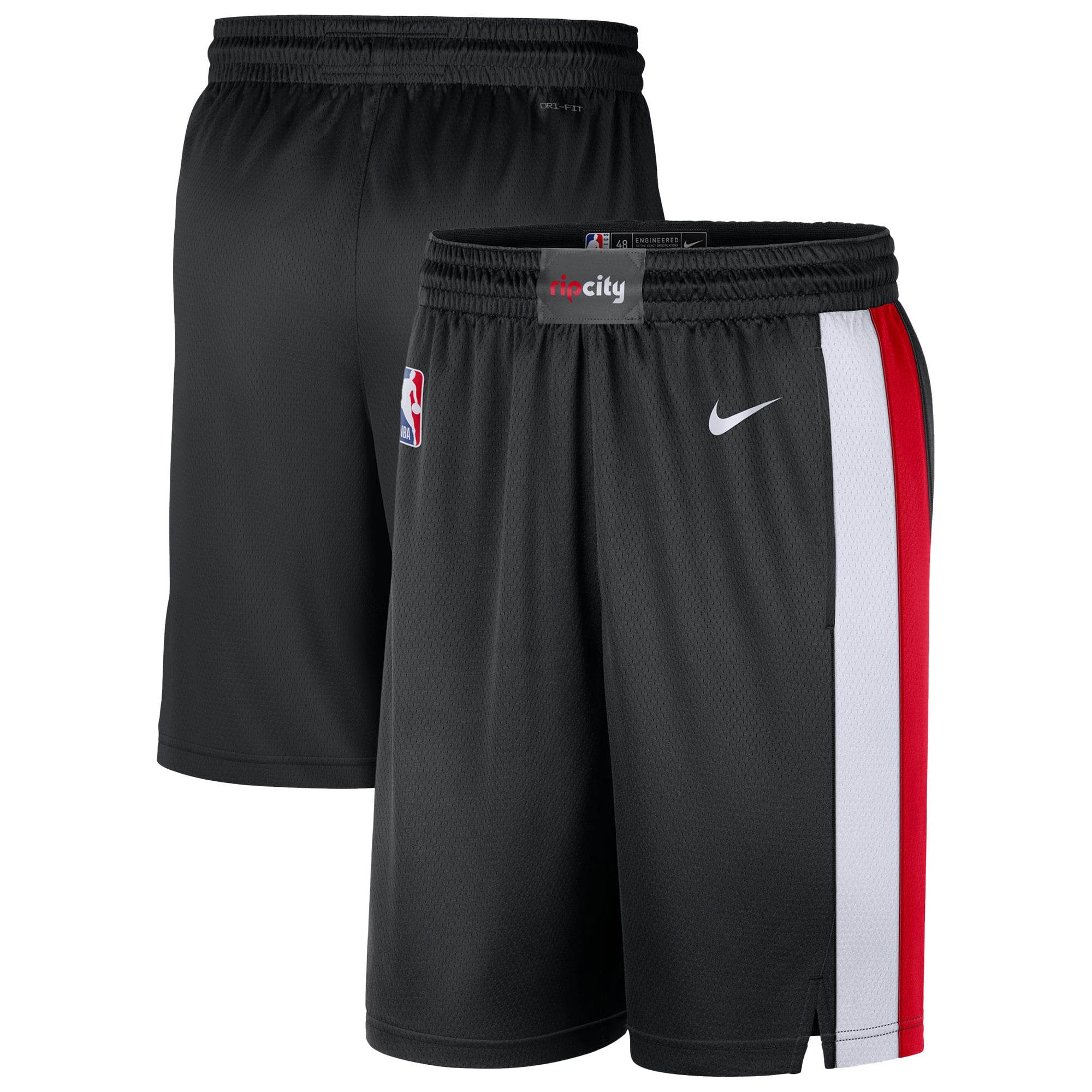 Men's Nike Black Portland Trail Blazers Swingman Dri-FIT Shorts – Icon Edition
