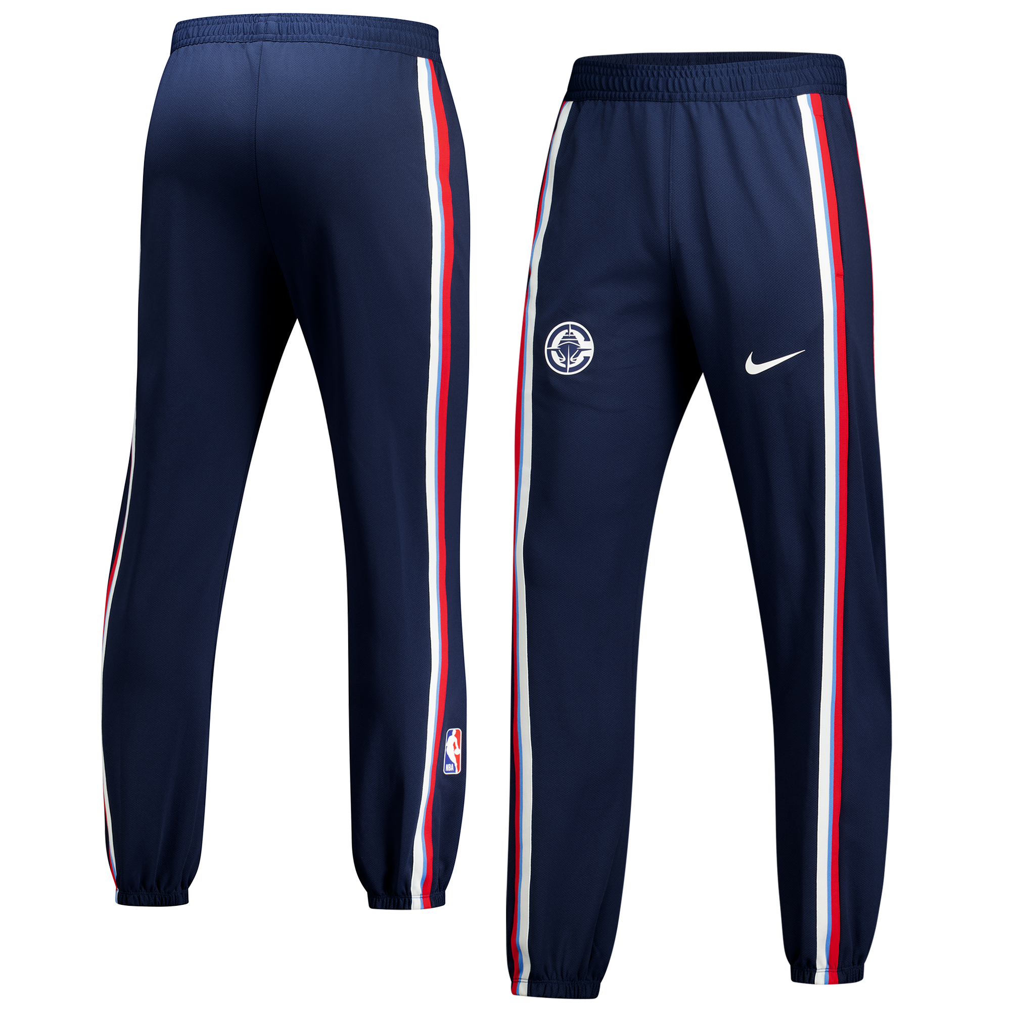 Men's Nike Navy LA Clippers 2025/26 Authentic On-Court Zone Dri-FIT Pants