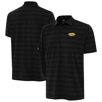 Men's Antigua  Black ARCA Menards Series Tunnel Polo