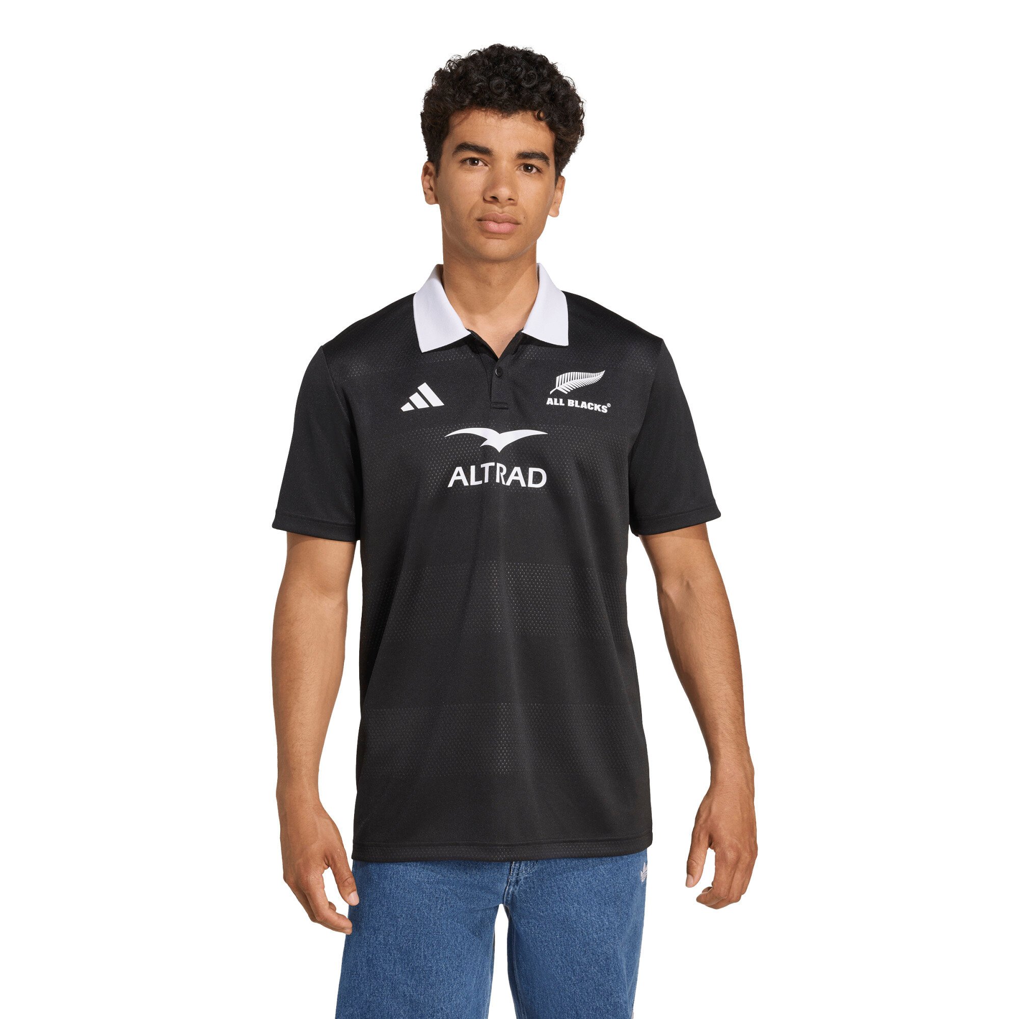 Polo da sostenitore All Blacks adidas - Nero