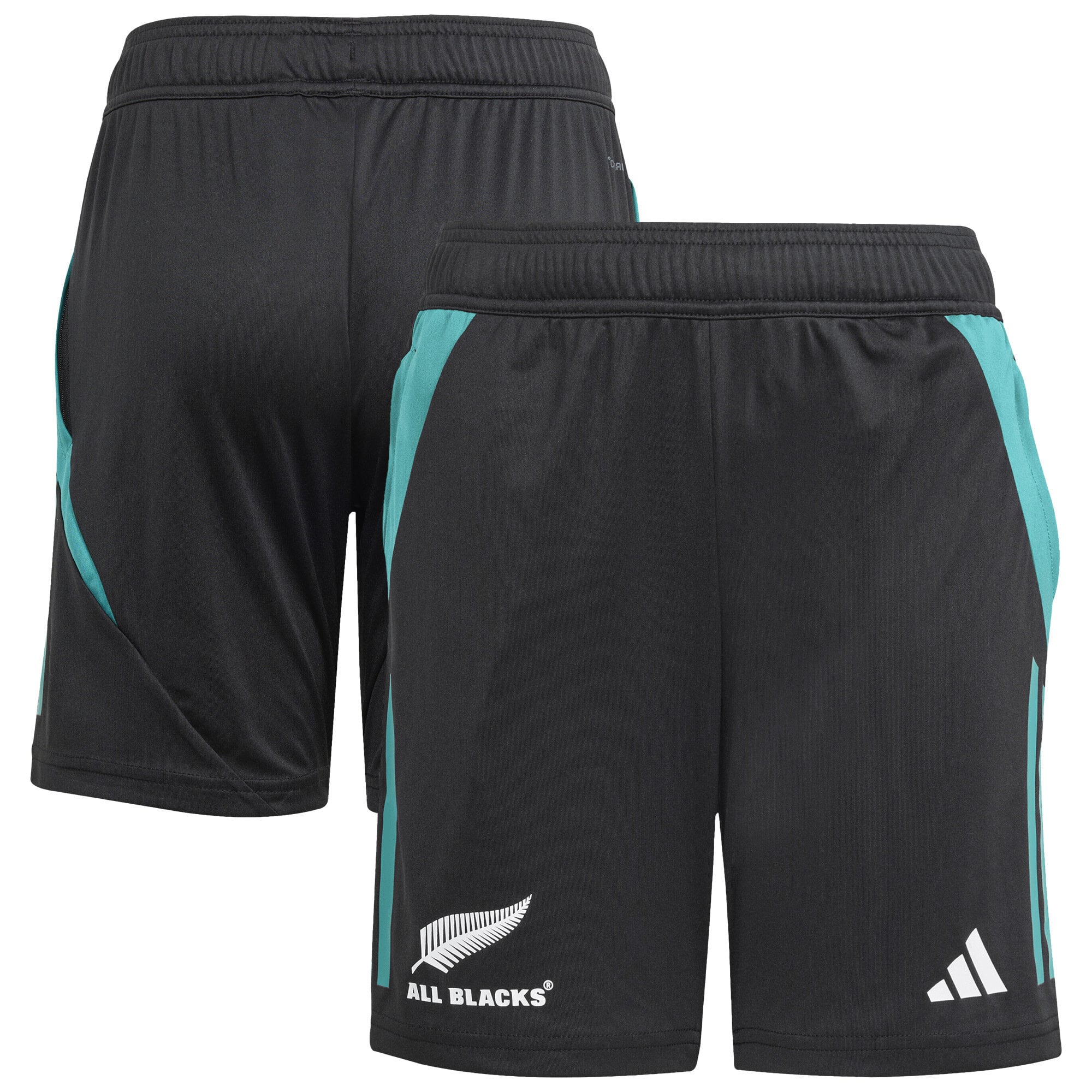 Pantaloncini da palestra All Blacks adidas - Nero - Ragazzi: retailer-supplied image