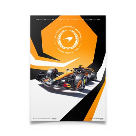 Mistrzowie Świata Konstruktorów McLaren 2024 – Plakat