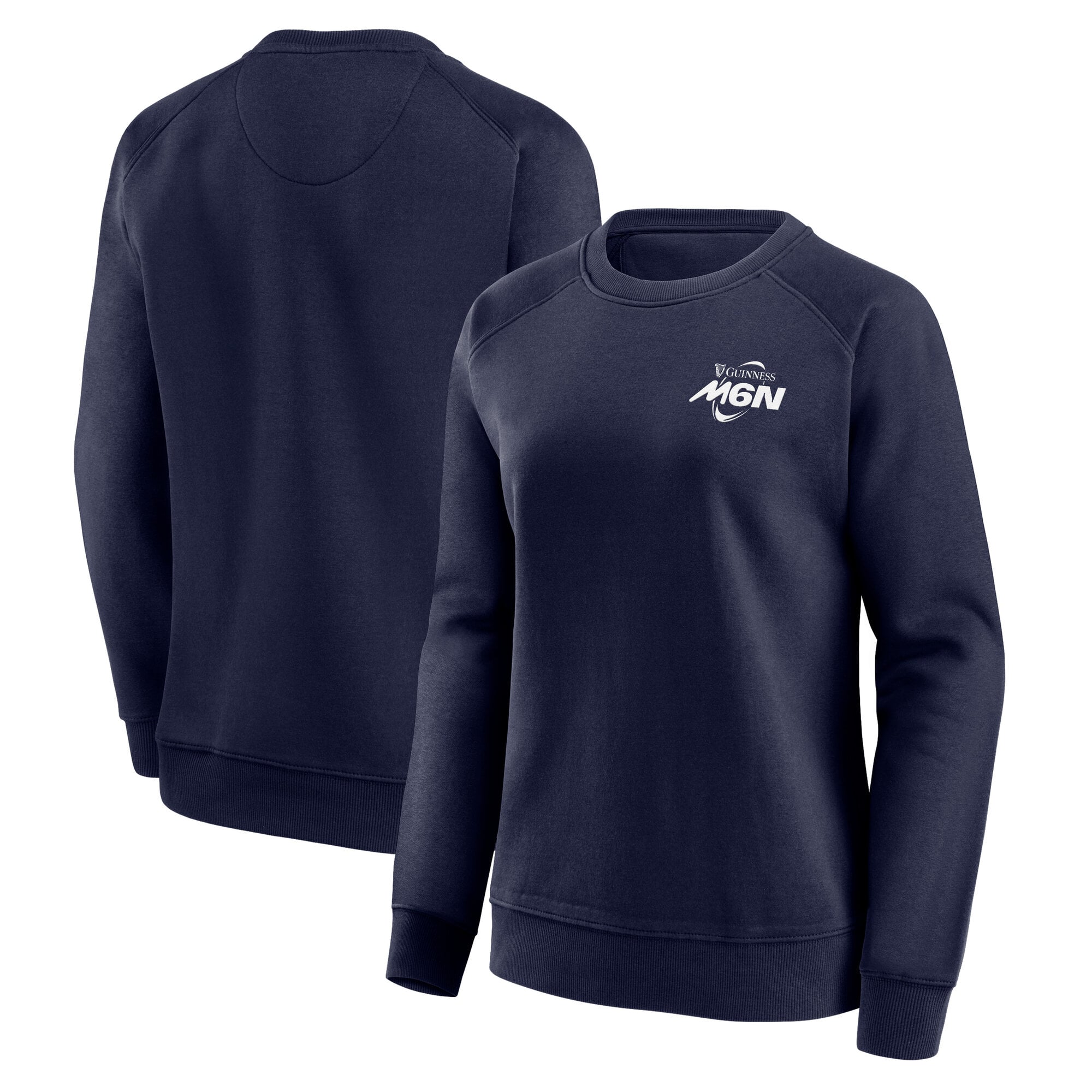 Felpa girocollo con grafica monologo sul petto sinistro Guinness Six Nations - Blu - Donna