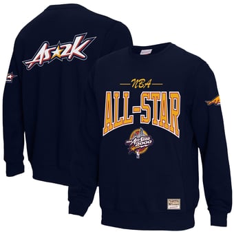 Unisex Mitchell & Ness  Navy 2000 NBA All-Star Game Throwback Pullover Sweatshirt
