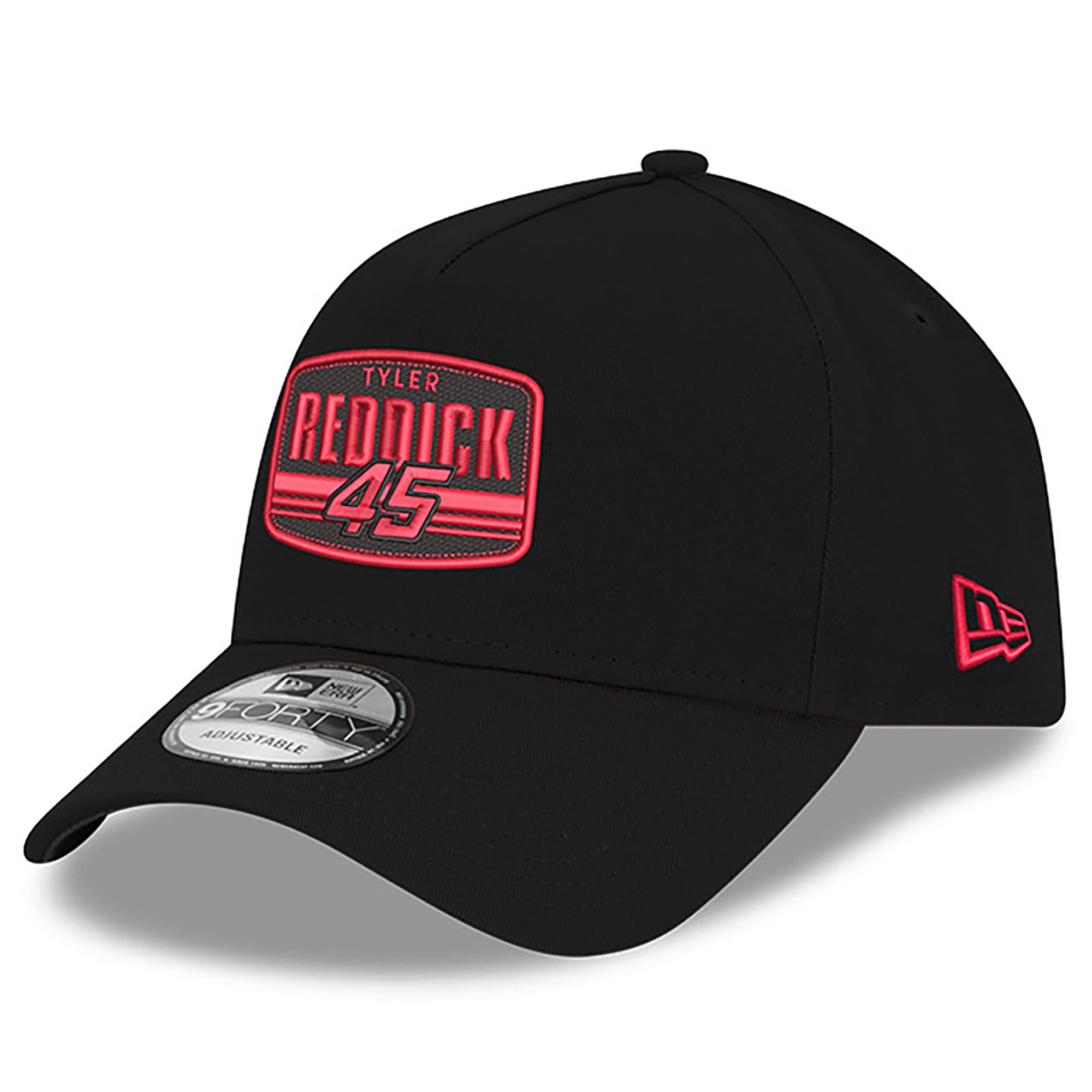 Men’s New Era Black Tyler Reddick 9FORTY A-Frame Patch Adjustable Hat Men’s New Era Black Tyler Reddick 9FORTY A-Frame Patch Adjustable Hat