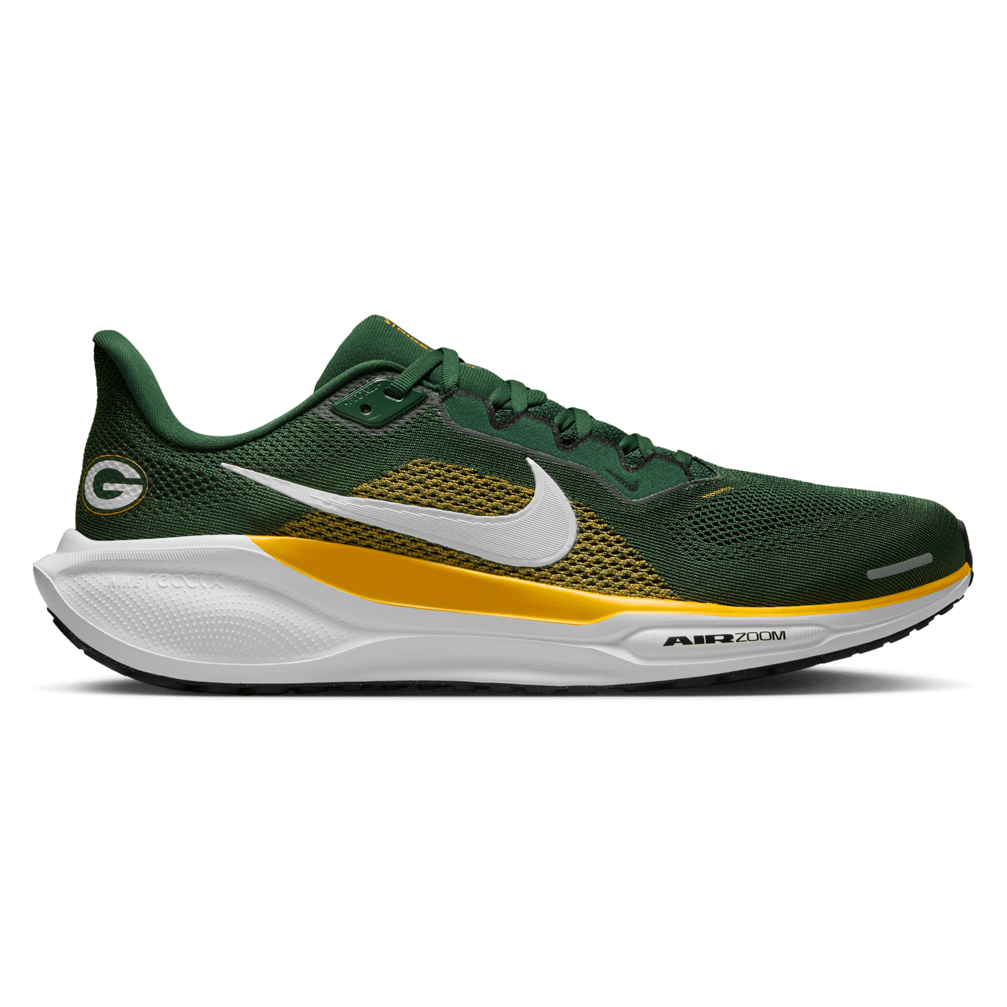 Unisex Nike Green Green Bay Packers Air Zoom Pegasus 41 Sneakers
